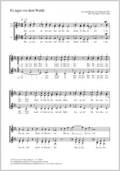 Es taget vor dem Walde Standard