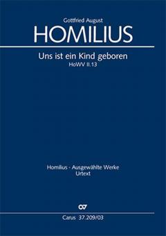 Uns ist ein Kind geboren Standard