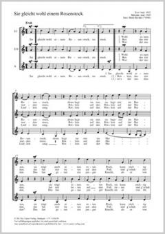 Sie gleicht wohl einem Rosenstock Standard