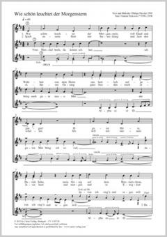 Wie schön leuchtet der Morgenstern Standard