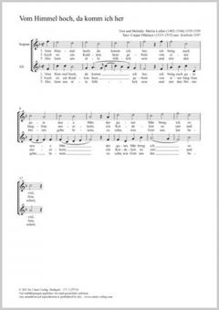 Vom Himmel hoch, da komm ich her Standard