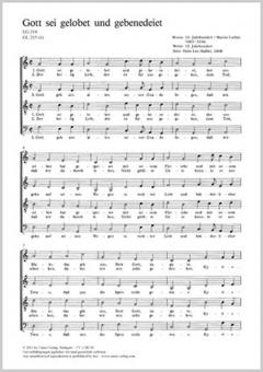 Gott sei gelobet und gebenedeiet Standard