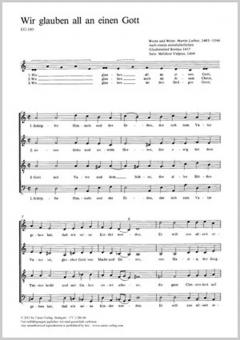 Wir glauben all an einen Gott Standard
