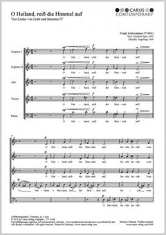 O Heiland, reiß die Himmel auf Standard