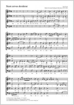 Sicut cervus desiderat Standard