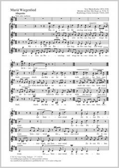 Mariä Wiegenlied Standard