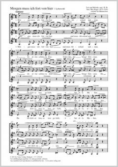 Morgen muss ich fort von hier Standard