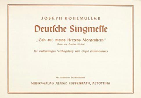 Geh auf, meins Herzens Morgenstern Standard