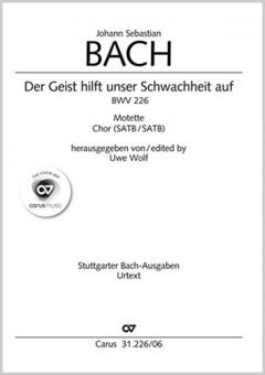 Der Geist hilft unser Schwachheit auf BWV 226 Download