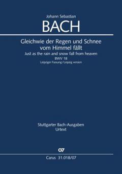 Gleichwie der Regen und Schnee vom Himmel fällt 