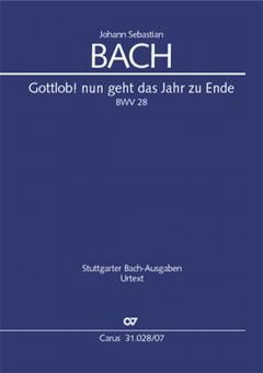 Gottlob! nun geht das Jahr zu Ende 