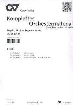 Ave Regina in A-Dur MH14 