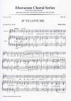 If Ye Love Me 