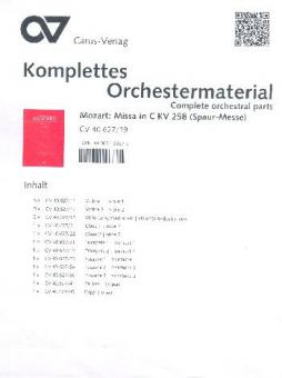 Missa in C-Dur KV258 