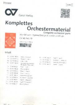 Hymne; Drei geistliche Lieder und Fuge 