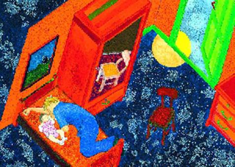 Durch die Abendwolken hin (Ausschnitt) 