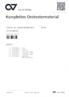 Salve Regina in A-Dur MH634 