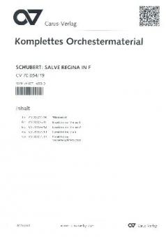 Salve Regina in F-Dur D27 