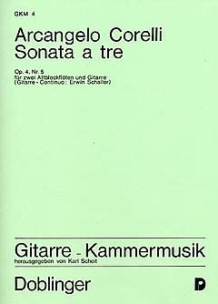 Sonata a tre c-Moll Op. 4/5 
