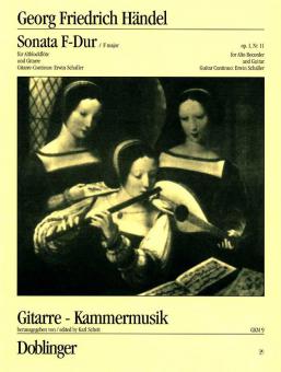 Sonata F-Dur op. 1/11 