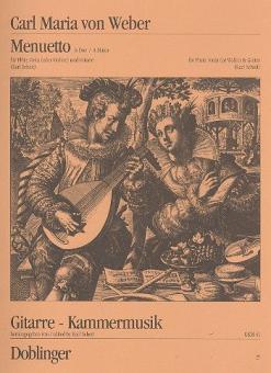 Menuett mit Trio A-Dur aus Donna Diana 