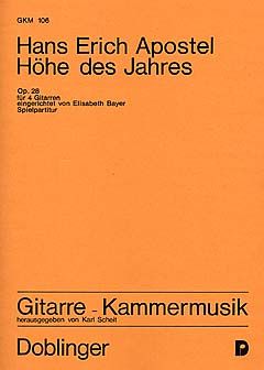 Höhe des Jahres op.28 