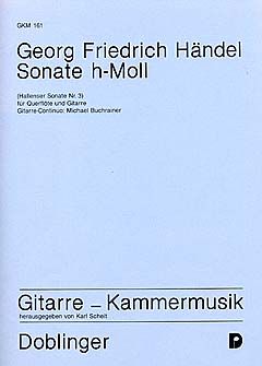 Sonata h-moll Hallenser Sonate Nr. III, Vc. ad lib. 