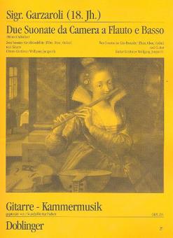 Due Suonate da Camera a Flauto e Basso 