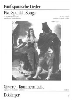 5 spanische Lieder 