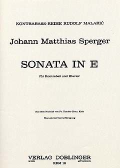 Sonata E-Dur 