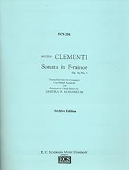 Sonata in F Minor, Op. 14/3 
