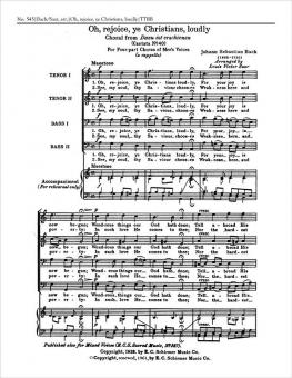 Oh, Rejoice Ye Christians Loudly 