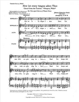 Now Let Every Tongue Adore Thee 