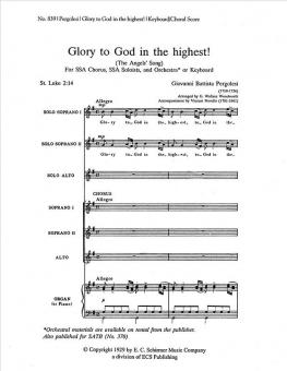 Glory To God in The Highest 