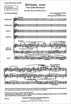 Judas Maccabeus: Hallelujah, Amen 