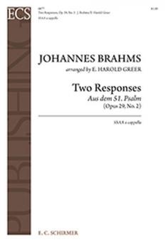 Two Responses From Motet, op. 29, No. 2 
