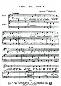 16 Kinderlieder Op. 54-12 Winter 