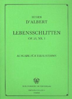 Lebensschlitten Op. 25,1 