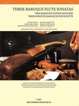 Three Baroque Flute Sonatas 