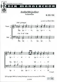 Andachtsjodler / Glockenjodler 