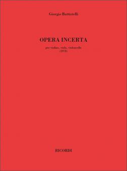 Opera incerta 