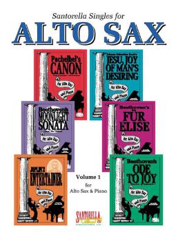 Santorella Singles for Alto Sax & Piano Vol. 1 