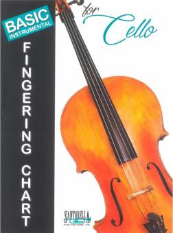 Basic Fingering Chart for Cello 