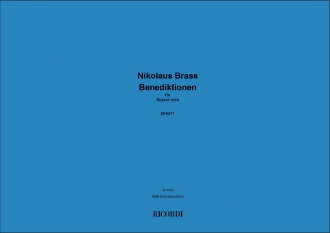 Benediktionen für Sopran solo 