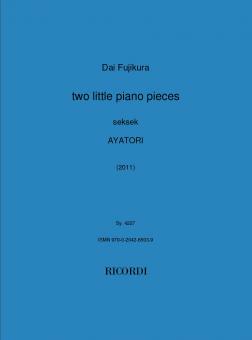 Two Little Piano Pieces 