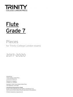 Flute Exam Pieces Grade 7 2017-2020 (part only) 