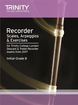 Recorder Scales, Arpeggios & Exercises Initial-Grade 8 From 2017 