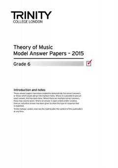 Theory Model Answer Papers Grade 6 2015 