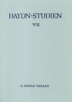 Haydn-Studien Einbanddecke 6 