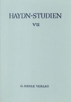 Haydn-Studien Einbanddecke 7 